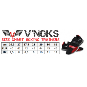 V`Noks Boxing Edition Red Trainers New size 45