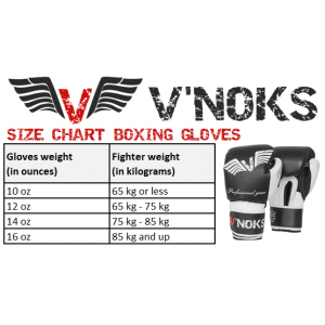 V`Noks Aria White Boxing Gloves 16 oz 