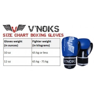 V`Noks Lotta Blue Boxing Gloves 8 oz