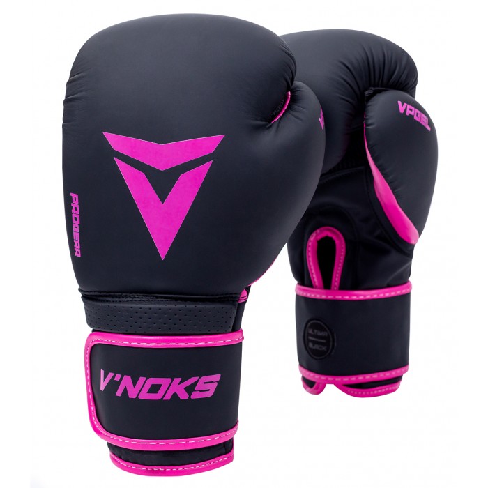 V`Noks Ultima Black Fuxia Boxing Gloves 10 oz
