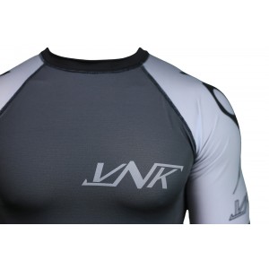 VNK Scath Rash Guard Grey with short sleeve size L